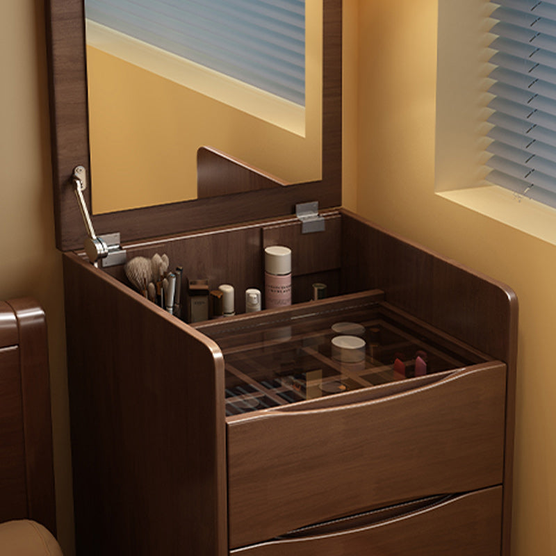 Moderno 32.28 "in altezza da toeletta in legno in legno Vanity con 2 cassetti con 2 cassetti