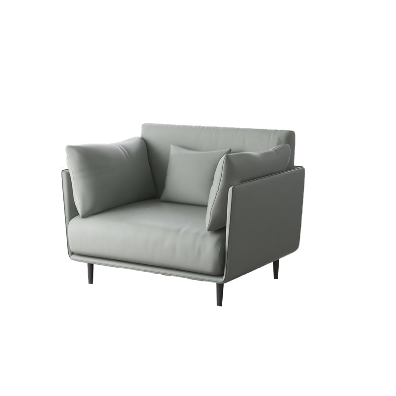 Mid-century Solid Color Armchair Basic Four Leg Accent Armchair Clearhalo 'Accent Chairs' 'accent_chairs' 'Chairs & Seating' 'furn' 'furn_accent_chairs' 'Furniture' 'Living Room Furniture' 6396474