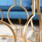 Contemporary Round Glass Coffee Table Brass Metal Frame 1 Single Cocktail Table Clearhalo 'Coffee & Accent Tables' 'Coffee Tables' 'coffee_tables' 'furn' 'furn_coffee_tables' 'Furniture' 'Living Room Furniture' 6396531