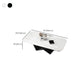 Slate Top Coffee or End Table Abstract Coffee Table, 17.71" High Clearhalo 'Coffee & Accent Tables' 'Coffee Tables' 'coffee_tables' 'furn' 'furn_coffee_tables' 'Furniture' 'Living Room Furniture' 6396589
