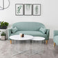 Mid Century Round Iron Coffee Cocktail Table Cross Legs Simple Coffee Table Clearhalo 'Coffee & Accent Tables' 'Coffee Tables' 'coffee_tables' 'furn' 'furn_coffee_tables' 'Furniture' 'Living Room Furniture' 6396607