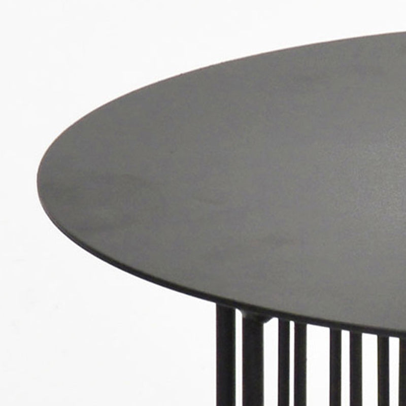 Mid Century Round Iron Coffee Cocktail Table Cross Legs Simple Coffee Table Clearhalo 'Coffee & Accent Tables' 'Coffee Tables' 'coffee_tables' 'furn' 'furn_coffee_tables' 'Furniture' 'Living Room Furniture' 6396612