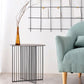 Mid Century Round Iron Coffee Cocktail Table Cross Legs Simple Coffee Table Clearhalo 'Coffee & Accent Tables' 'Coffee Tables' 'coffee_tables' 'furn' 'furn_coffee_tables' 'Furniture' 'Living Room Furniture' 6396614