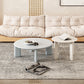 Scandinavian Solid Wood Cocktail Table Round 4 Legs Coffee Table Set Clearhalo 'Coffee & Accent Tables' 'Coffee Tables' 'coffee_tables' 'furn' 'furn_coffee_tables' 'Furniture' 'Living Room Furniture' 6396619