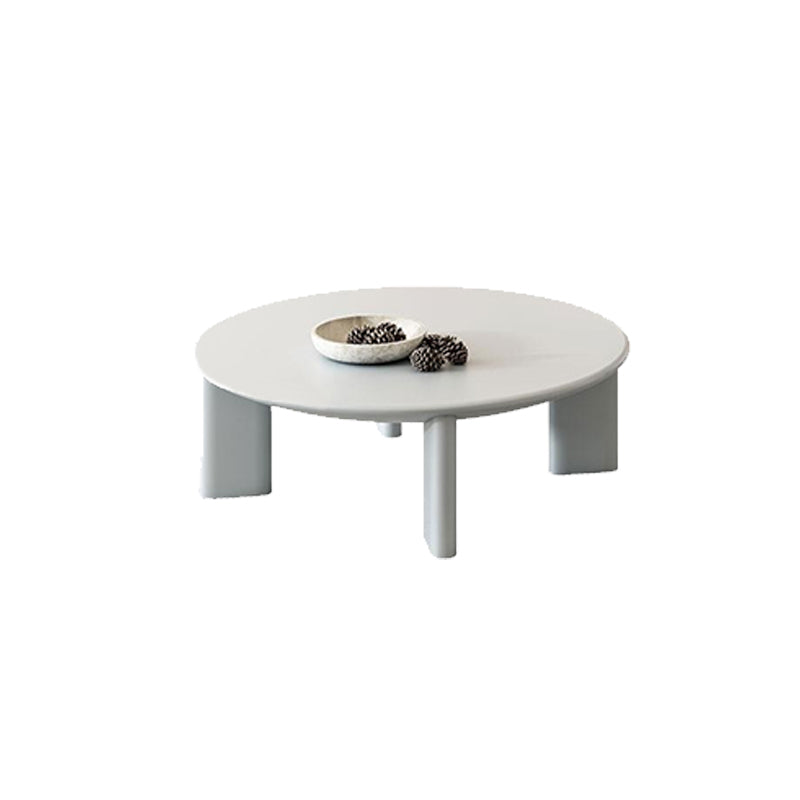Scandinavian Solid Wood Cocktail Table Round 4 Legs Coffee Table Set 35.5"L x 35.5"W x 16.5"H Clearhalo 'Coffee & Accent Tables' 'Coffee Tables' 'coffee_tables' 'furn' 'furn_coffee_tables' 'Furniture' 'Living Room Furniture' 6396620