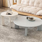 Scandinavian Solid Wood Cocktail Table Round 4 Legs Coffee Table Set Clearhalo 'Coffee & Accent Tables' 'Coffee Tables' 'coffee_tables' 'furn' 'furn_coffee_tables' 'Furniture' 'Living Room Furniture' 6396623