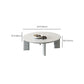 Scandinavian Solid Wood Cocktail Table Round 4 Legs Coffee Table Set Clearhalo 'Coffee & Accent Tables' 'Coffee Tables' 'coffee_tables' 'furn' 'furn_coffee_tables' 'Furniture' 'Living Room Furniture' 6396630