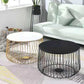 Iron Round Coffee or End Table Mid-Century Modern Frame Coffee Table Clearhalo 'Coffee & Accent Tables' 'Coffee Tables' 'coffee_tables' 'furn' 'furn_coffee_tables' 'Furniture' 'Living Room Furniture' 6396662