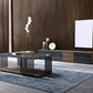 Rectangular Iron and Wood Coffee Cocktail Table with Storage Clearhalo 'Coffee & Accent Tables' 'Coffee Tables' 'coffee_tables' 'furn' 'furn_coffee_tables' 'Furniture' 'Living Room Furniture' 6396682