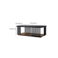 Rectangular Iron and Wood Coffee Cocktail Table with Storage Clearhalo 'Coffee & Accent Tables' 'Coffee Tables' 'coffee_tables' 'furn' 'furn_coffee_tables' 'Furniture' 'Living Room Furniture' 6396684