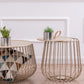 Iron Round Coffee Table Mid-Century Modern Frame Coffee Cocktail Table Clearhalo 'Coffee & Accent Tables' 'Coffee Tables' 'coffee_tables' 'furn' 'furn_coffee_tables' 'Furniture' 'Living Room Furniture' 6396725