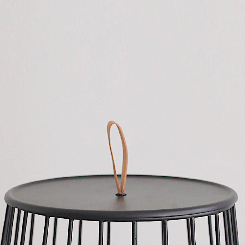 Iron Round Coffee Table Mid-Century Modern Frame Coffee Cocktail Table Clearhalo 'Coffee & Accent Tables' 'Coffee Tables' 'coffee_tables' 'furn' 'furn_coffee_tables' 'Furniture' 'Living Room Furniture' 6396727