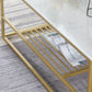 Glam Rectangular Coffee Table Frame 1 Coffee Table for Living Room Clearhalo 'Coffee & Accent Tables' 'Coffee Tables' 'coffee_tables' 'furn' 'furn_coffee_tables' 'Furniture' 'Living Room Furniture' 6396742