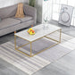 Glam Rectangular Coffee Table Frame 1 Coffee Table for Living Room Clearhalo 'Coffee & Accent Tables' 'Coffee Tables' 'coffee_tables' 'furn' 'furn_coffee_tables' 'Furniture' 'Living Room Furniture' 6396747