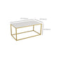 Glam Rectangular Coffee Table Frame 1 Coffee Table for Living Room Clearhalo 'Coffee & Accent Tables' 'Coffee Tables' 'coffee_tables' 'furn' 'furn_coffee_tables' 'Furniture' 'Living Room Furniture' 6396753