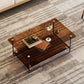 Table basse en verre rectangulaire moderne 17,7" Table de cocktail à base de traîneau en métal de H