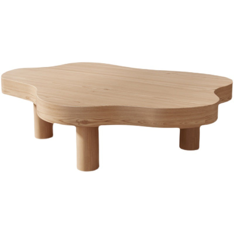 Scandinavian Free Form Cocktail Coffee 3 Legs Wood Coffee Table Clearhalo 'Coffee & Accent Tables' 'Coffee Tables' 'coffee_tables' 'furn' 'furn_coffee_tables' 'Furniture' 'Living Room Furniture' 6396911
