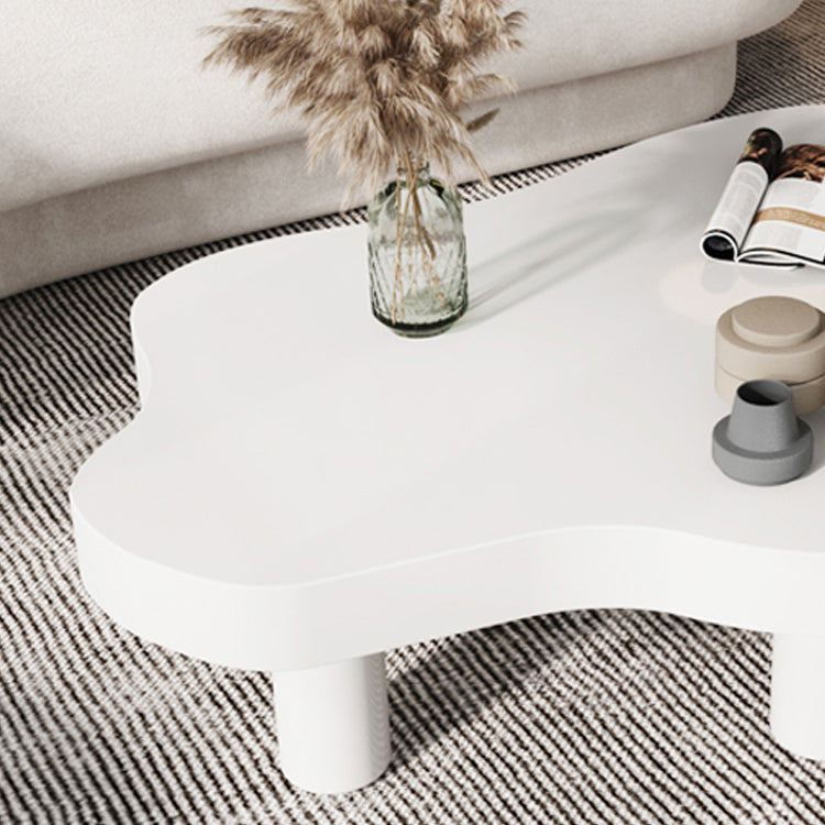 Scandinavian Free Form Cocktail Coffee 3 Legs Wood Coffee Table Clearhalo 'Coffee & Accent Tables' 'Coffee Tables' 'coffee_tables' 'furn' 'furn_coffee_tables' 'Furniture' 'Living Room Furniture' 6396915