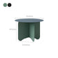 Mid-Century Modern Round Coffee Table with Iron Top and 4 Legs Clearhalo 'Coffee & Accent Tables' 'Coffee Tables' 'coffee_tables' 'furn' 'furn_coffee_tables' 'Furniture' 'Living Room Furniture' 6396935