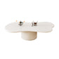 Scandinavian Free Form Coffee Table with Pedestal Base in Solid Wood Clearhalo 'Coffee & Accent Tables' 'Coffee Tables' 'coffee_tables' 'furn' 'furn_coffee_tables' 'Furniture' 'Living Room Furniture' 6397134