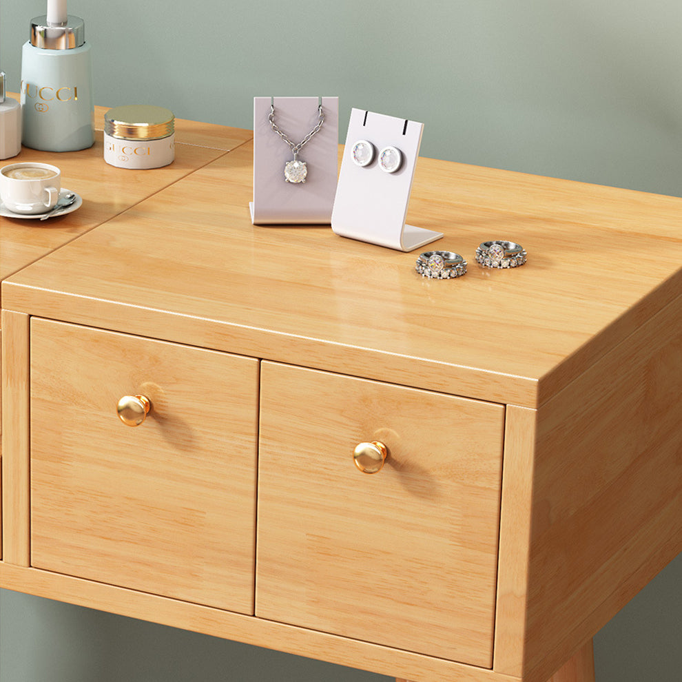 Tavolo da letto moderno da letto da letto in legno massiccio vanità trucco