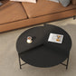 Round Iron Coffee Table 17.71" High 3 Legs Coffee Cocktail Table Clearhalo 'Coffee & Accent Tables' 'Coffee Tables' 'coffee_tables' 'furn' 'furn_coffee_tables' 'Furniture' 'Living Room Furniture' 6397189
