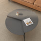 Round Iron Coffee Table 17.71" High 3 Legs Coffee Cocktail Table Grey Clearhalo 'Coffee & Accent Tables' 'Coffee Tables' 'coffee_tables' 'furn' 'furn_coffee_tables' 'Furniture' 'Living Room Furniture' 6397191