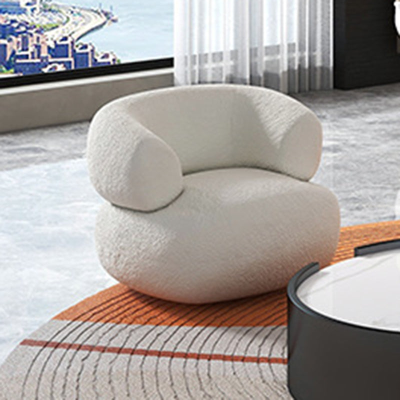 Sofá de tela moderno de 1/2/3/3/4-plaza de tela moderno en blanco en blanco