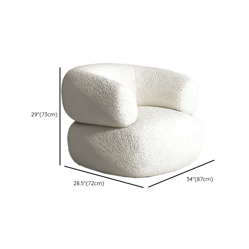 Sofá de tela moderno de 1/2/3/3/4-plaza de tela moderno en blanco en blanco