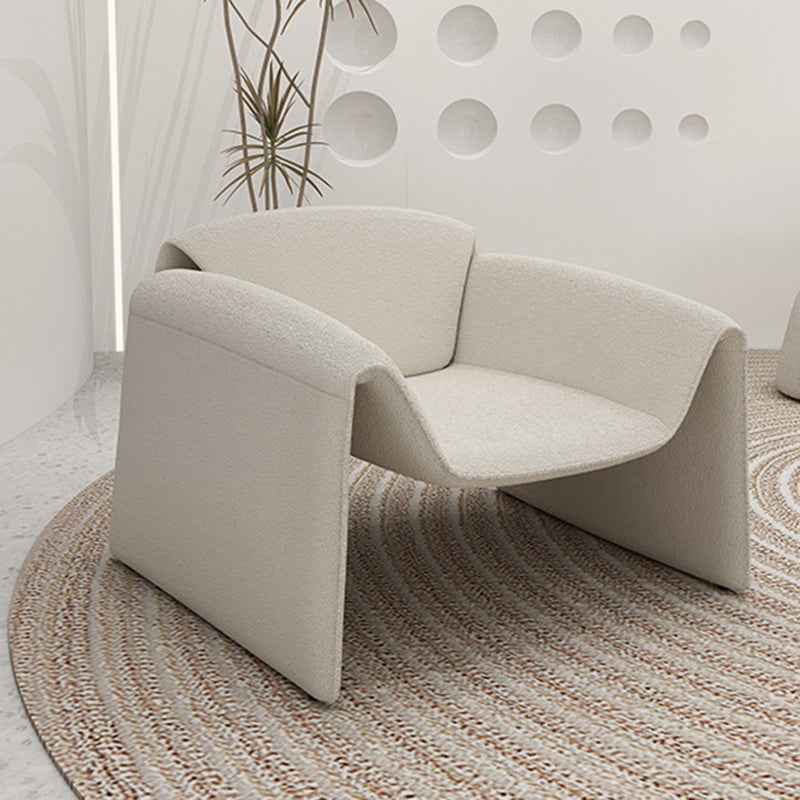 Sofá sin sofá de tela moderno con 2 almohadas para sala de estar