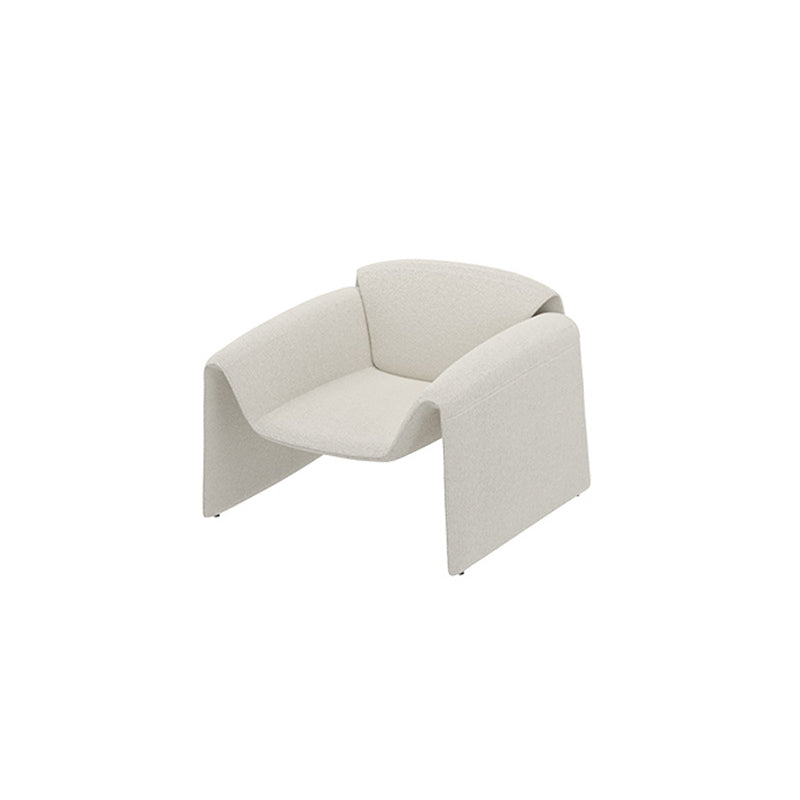 Sofá sin sofá de tela moderno con 2 almohadas para sala de estar