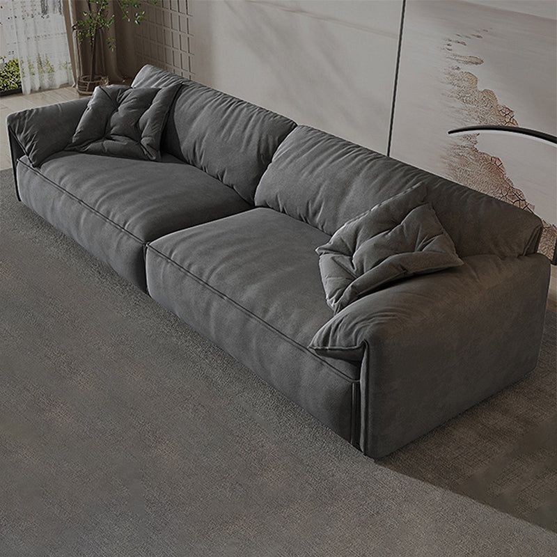 Sofá estándar de la almohada de la sala de estar contemporánea