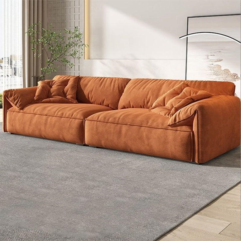 Sofá estándar de la almohada de la sala de estar contemporánea