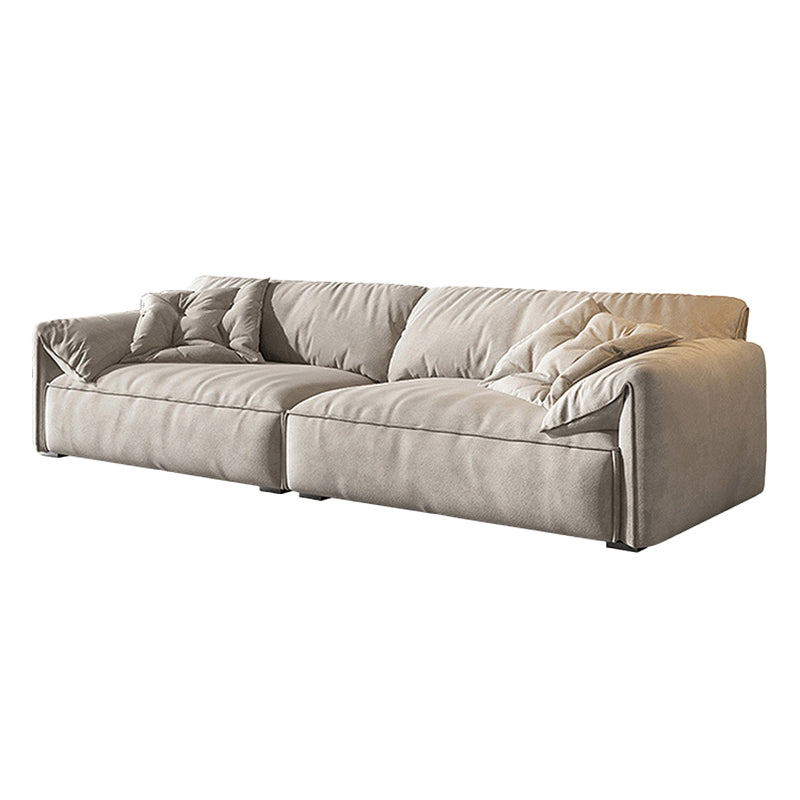 Sofá estándar de la almohada de la sala de estar contemporánea