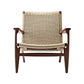 Solid Wood Frame Lounge Chair Arms Include Chair for Living Room Brown Wicker Rattan 1 Piece Clearhalo 'Accent Chairs' 'accent_chairs' 'Chairs & Seating' 'furn' 'furn_accent_chairs' 'Furniture' 'Living Room Furniture' 6397416