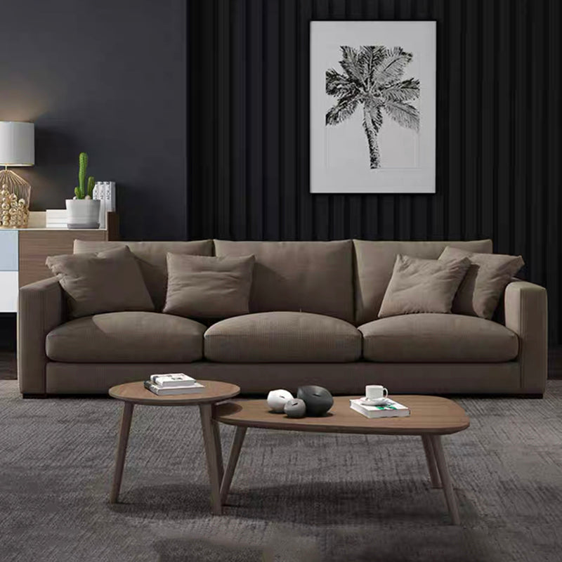 Contemporary Slipcovered Living Room Square Arm Pillows Seating Clearhalo 'furn' 'furn_sofas' 'Furniture' 'Living Room Furniture' 'Sofa' 'sofas' 6397441