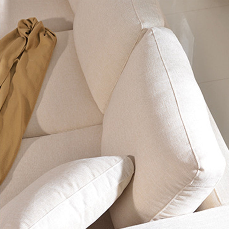 Contemporary Slipcovered Living Room Square Arm Pillows Seating Clearhalo 'furn' 'furn_sofas' 'Furniture' 'Living Room Furniture' 'Sofa' 'sofas' 6397448