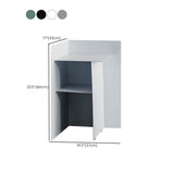 金属棚付きの金属抽象端エンドテーブルミッドセンチュリーサイドテーブル