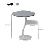 収納台座のサイドテーブルを備えたモダンリビングルームダブルティアラウンド