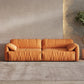 Zeitgenössisches Wohnzimmer Sitzplatz Kissen Top Arm Kissen Orange Sofa