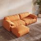 Zeitgenössisches Wohnzimmer Sitzplatz Kissen Top Arm Kissen Orange Sofa