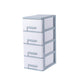 Modern Vertical Filing Cabinet Plastic Drawers File Cabinet for Home or Office 6.7"L x 9.4"W x 15.7"H Blue-White Clearhalo 'Filing Cabinets' 'filling_cabinets' 'furn' 'furn_filling_cabinets' 'Furniture' 'Office Furniture' 6398138