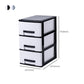 Modern Vertical Filing Cabinet Plastic Drawers File Cabinet for Home or Office Clearhalo 'Filing Cabinets' 'filling_cabinets' 'furn' 'furn_filling_cabinets' 'Furniture' 'Office Furniture' 6398157
