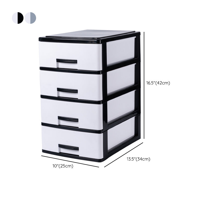 Modern Vertical Filing Cabinet Plastic Drawers File Cabinet for Home or Office Clearhalo 'Filing Cabinets' 'filling_cabinets' 'furn' 'furn_filling_cabinets' 'Furniture' 'Office Furniture' 6398161