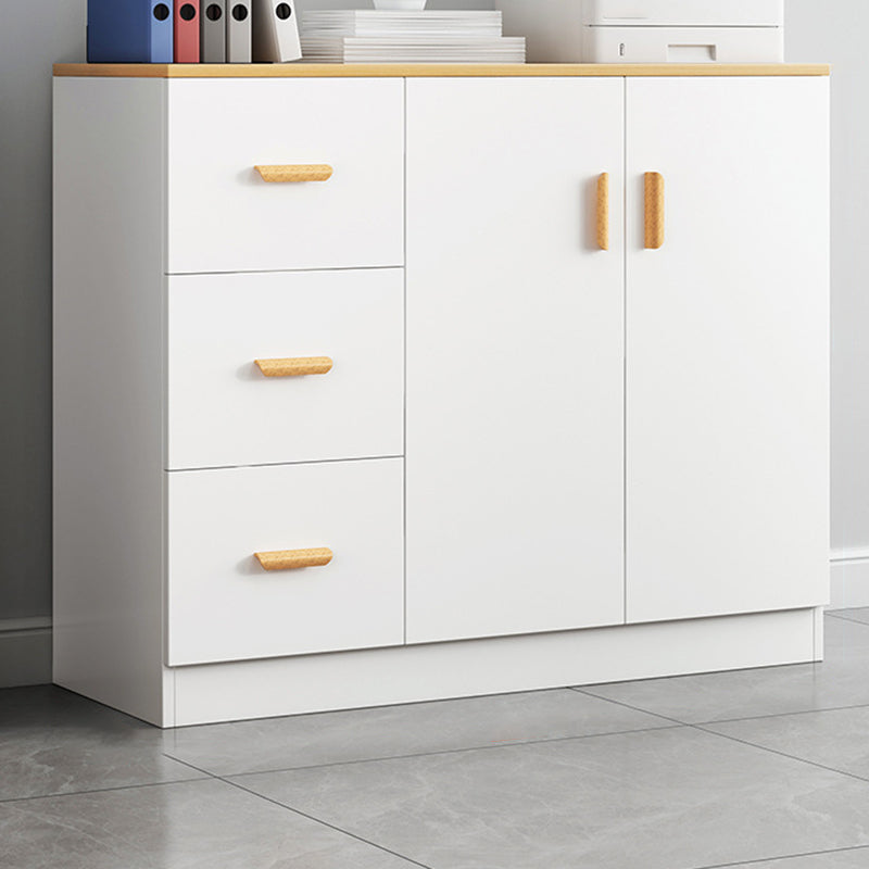 Archivo de madera Babyet lateral de cajones contemporáneos Archivo para hogar u oficina