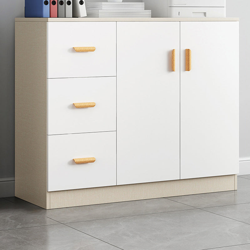 Archivo de madera Babyet lateral de cajones contemporáneos Archivo para hogar u oficina