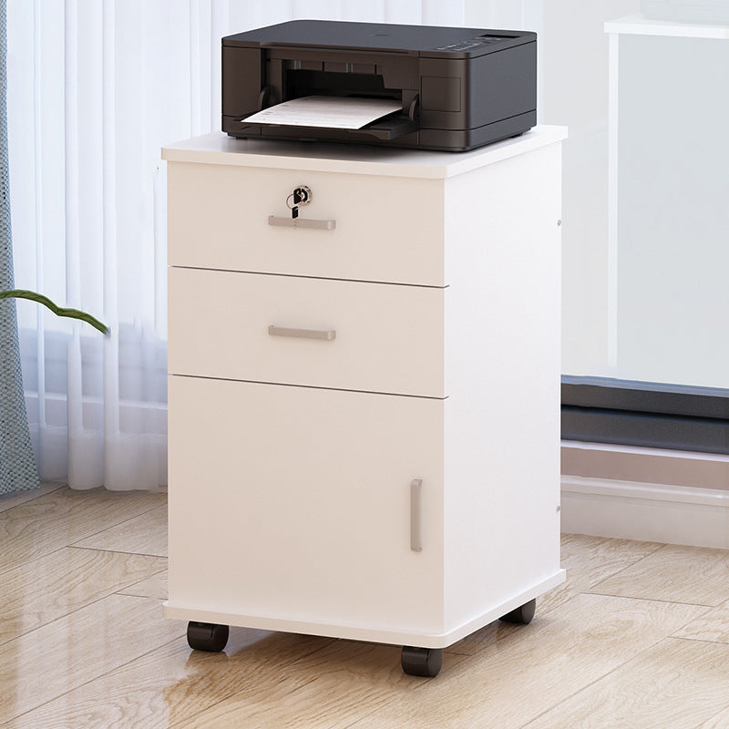 Cajones clásicos Cajones de bloqueo de madera sólida Archivo de bloqueo