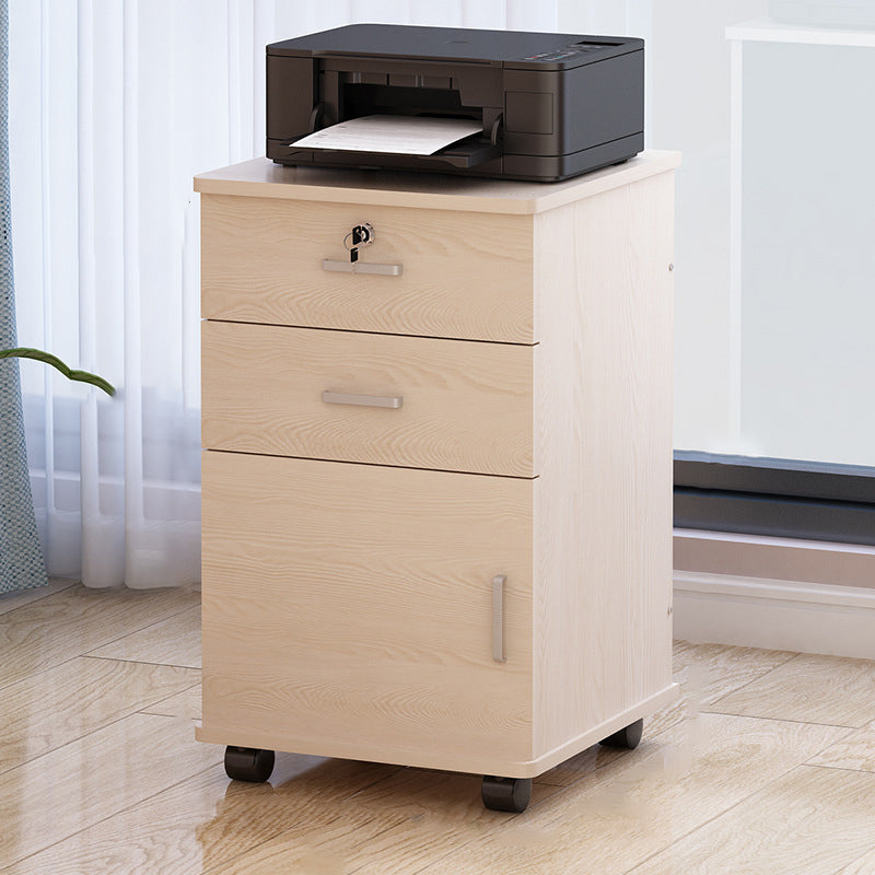 Cajones clásicos Cajones de bloqueo de madera sólida Archivo de bloqueo