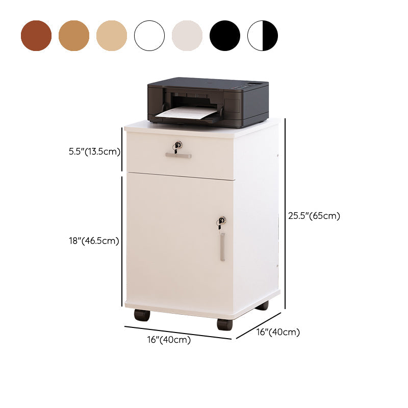 Cajones clásicos Cajones de bloqueo de madera sólida Archivo de bloqueo