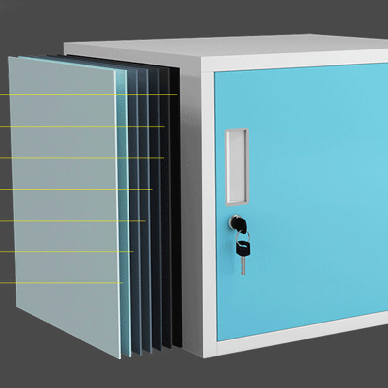 Traditional Metal Cabinet with Lock and Storage File Cabinet for Office Clearhalo 'Filing Cabinets' 'filling_cabinets' 'furn' 'furn_filling_cabinets' 'Furniture' 'Office Furniture' 6398219